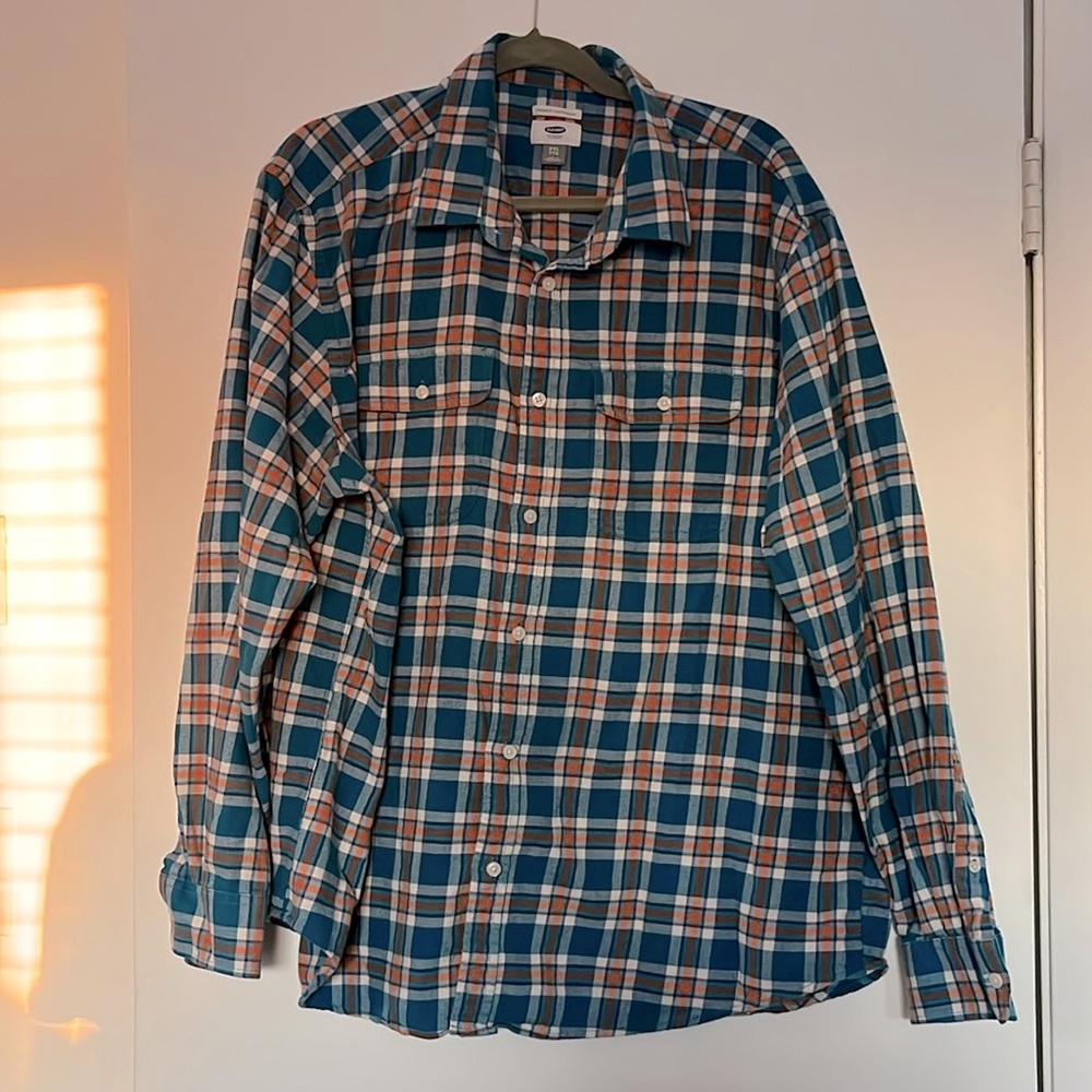 Old Navy Plaid Regular Fit Flannel Shirt
